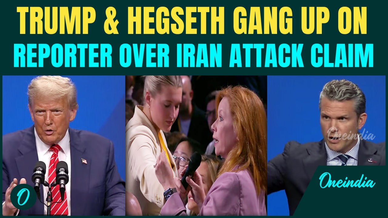 Trump Publicly SHAMES Reporter For Iran Fordow Attack Report; Trump-Hegseth Vs Reporter BIG FIGHT
