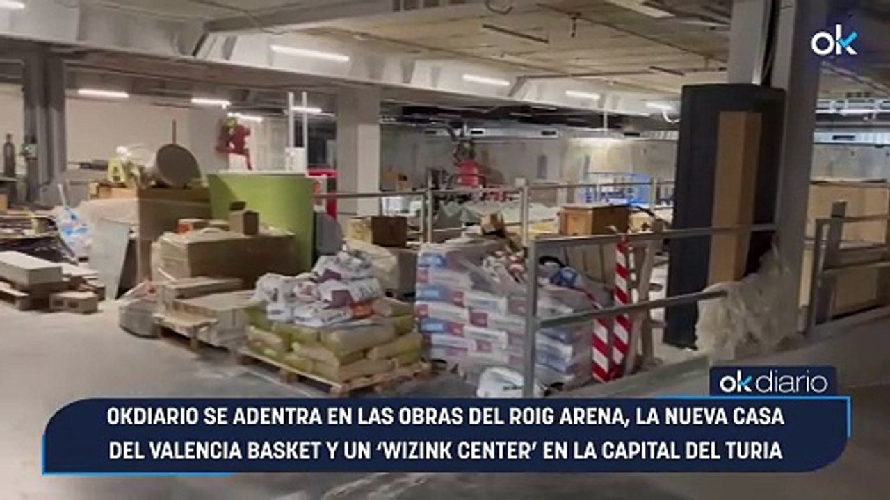 OKDIARIO se adentra en las obras del Roig Arena, la nueva casa del Valencia Basket y un ‘WiZink Center’ en la capital del TuriaOKDIARIO se adentra en las obras del Roig Arena, la nueva casa del Valencia Basket y un ‘WiZink Center’ en la capital de