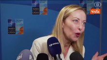 Meloni; Impegno del 5%? "Non ho sentito polemiche, anche la Spagna ha firmato lo stesso documento"