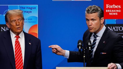 'There's A Reason The President Calls Out Fake News For What It Is': Hegseth Speaks To Press At NATO