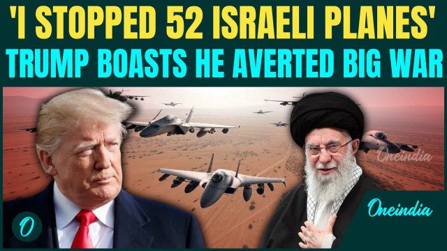 Trump CLAIMS He HALTED 52 Israeli Jets MID-AIR After Iran Attacked; Was Full-Scale War Seconds Away?