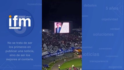 Homenaje a Miguel Uribe previo al partido Santa Fe vs. Independiente Medellín