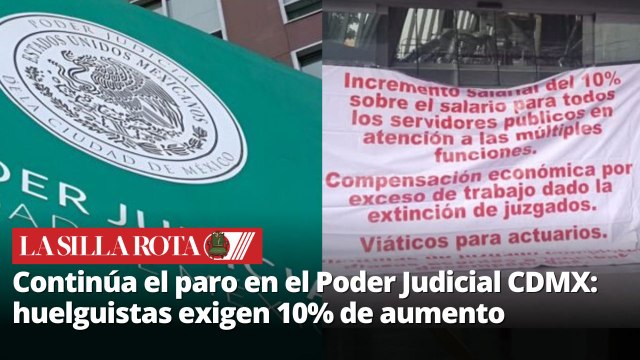 Trabajadores del PJCDMX desafían llamado a levantar paro y acampan en Ciudad Judicial