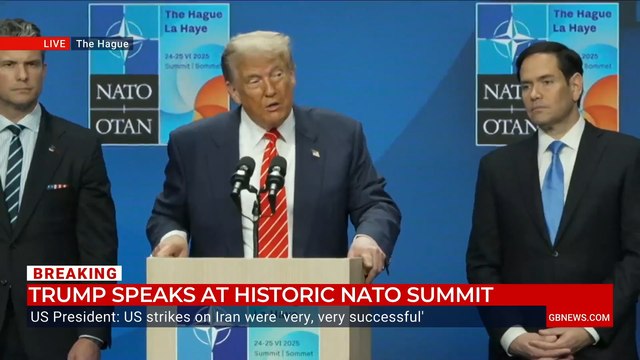 WATCH IN FULL: Donald Trump speaks at historic Nato summit - 'It is a big win for the West!'
