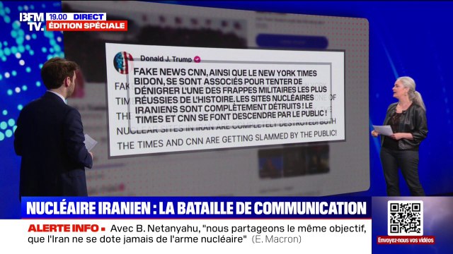 Frappes américaines en Iran: résumé d'une guerre de communication autour du nucléaire restant