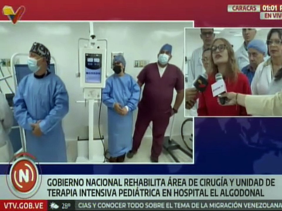 Caracas I Rehabilitan áreas de cirugía y unidad de terapia intensiva pediátrica en Hospital El Algodonal