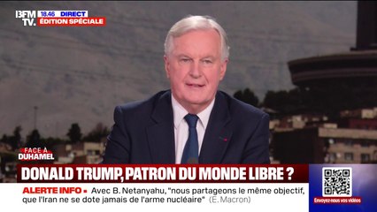 "Il y en a un de plus tous les jours": Michel Barnier évoque sa potentielle candidature à la présidentielle de 2027