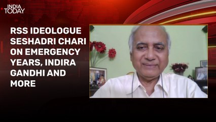 Indira Gandhi imposed Emergency to save her chair: RSS ideologue Seshadri Chari