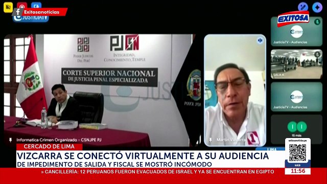 PJ suspende audiencia de prisión preventiva contra Martín Vizcarra: Fiscal Juárez pidió presencia física del expresidente
