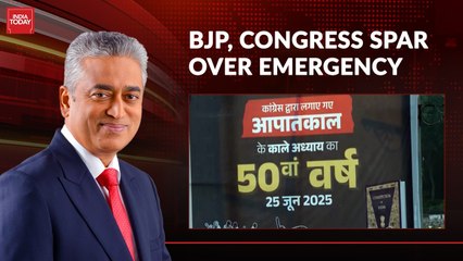 Politics erupts over Emergency: Is it fair to compare 1975 with 2025? Big debate on Rajdeep Sardesai's show