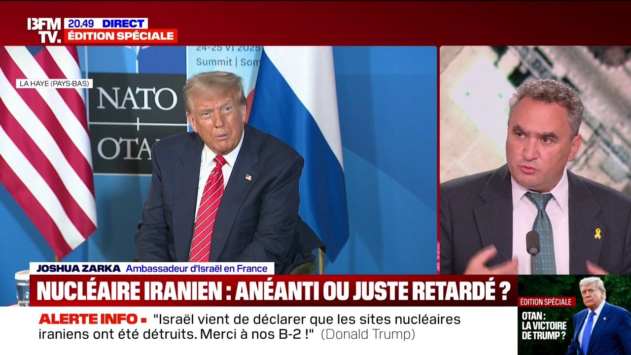 Nucléaire iranien: pour l'ambassadeur d'Israël en France, les installations nucléaires ont été endommagées "de façon signficative"