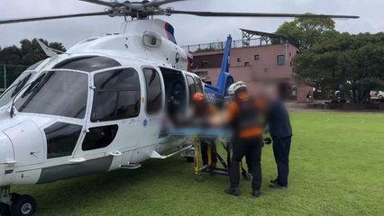 제주 공사장에서 70대 심정지...닥터헬기로 이송 / YTN