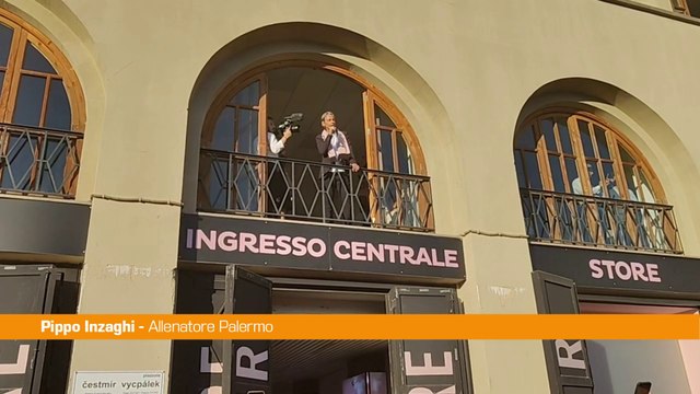 Bagno di folla a Palermo per Pippo Inzaghi