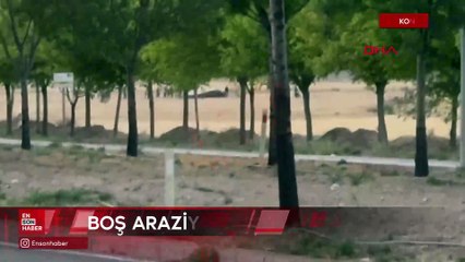 Konya'da tatbikatta ANKA-3 boş araziye acil iniş yaptı