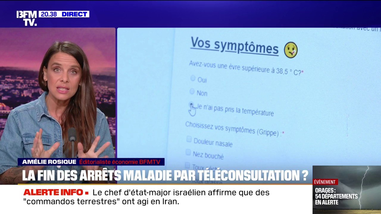 Dette: le gouvernement envisage la fin des arrêts maladie par téléconsultation pour économiser 1,7 milliards d'euros