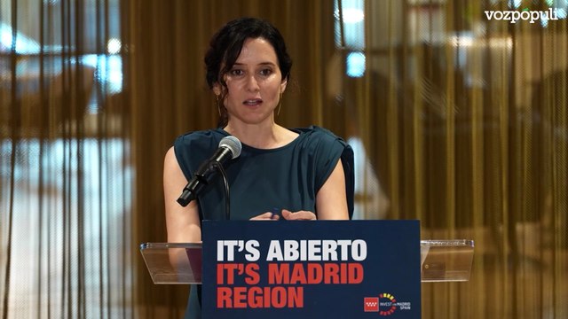 Ayuso censura la corrupción de Estado tras la petición de investigar a Bolaños