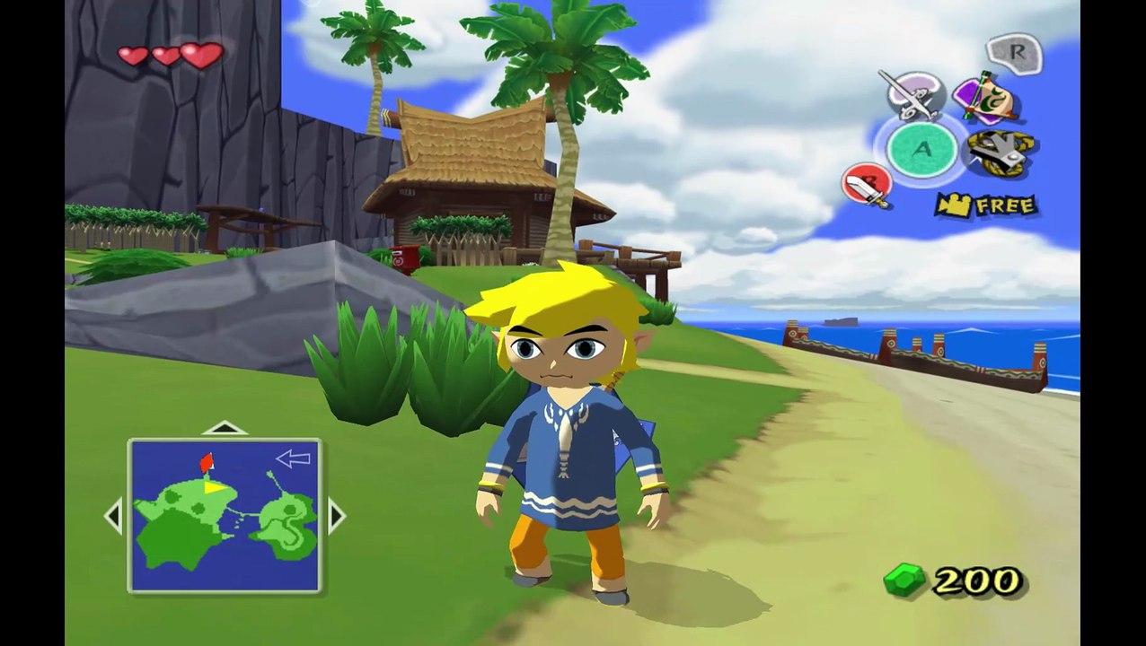 Wind Waker. Blue Eyes test 2 with circle shape (No edit to white border yet)