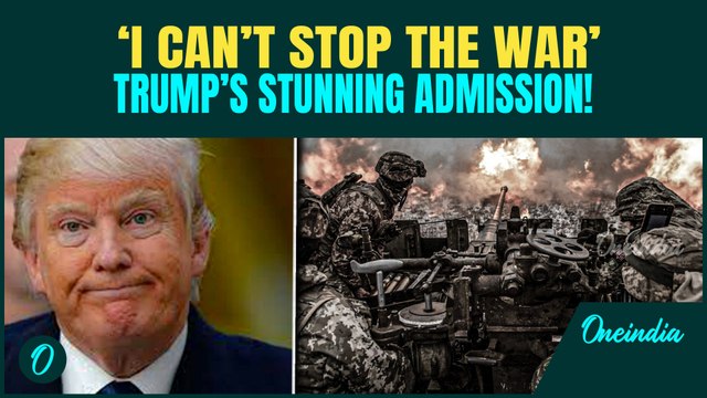 SHOCKING! Trump Waves the White Flag? | ‘I Can’t End the Ukraine-Russia War’ – Bombshell Confession