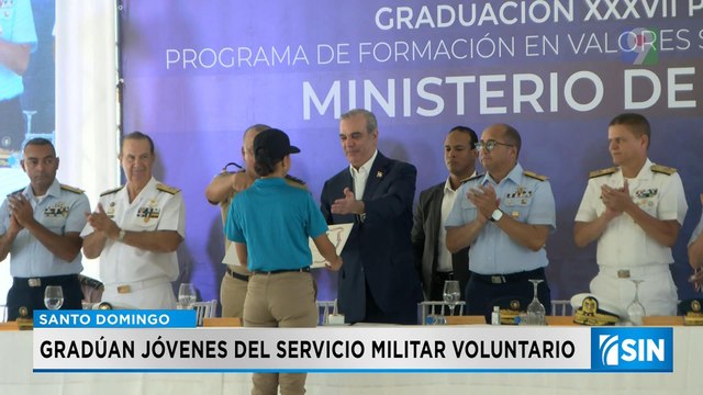 Abinader en graduación de más de 5 mil jóvenes del Servicio Militar Voluntario| Primera Emisión SIN
