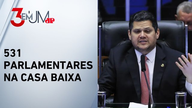 Davi Alcolumbre busca apoio no Senado para aprovar aumento no número de deputados na Câmara