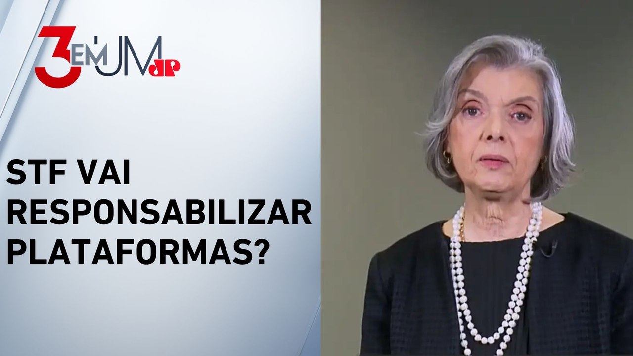 Cármen Lúcia compara big techs a regras de trânsito para justificar regulamentação das redes sociais