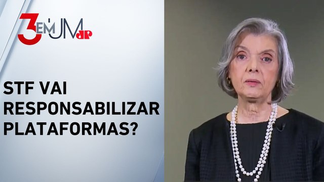Cármen Lúcia compara big techs a regras de trânsito para justificar regulamentação das redes sociais