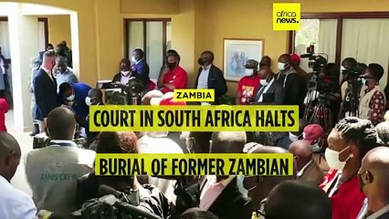 South African court halts burial of Zambia’s ex-president Edgar Lungu
