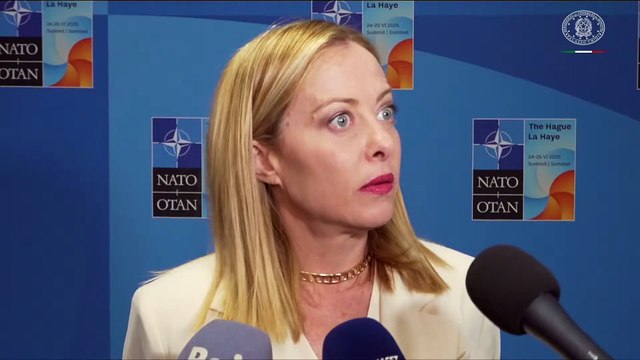 L'Aia (Paesi Bassi) - Vertice NATO, il punto stampa del Presidente Meloni (25.06.25)