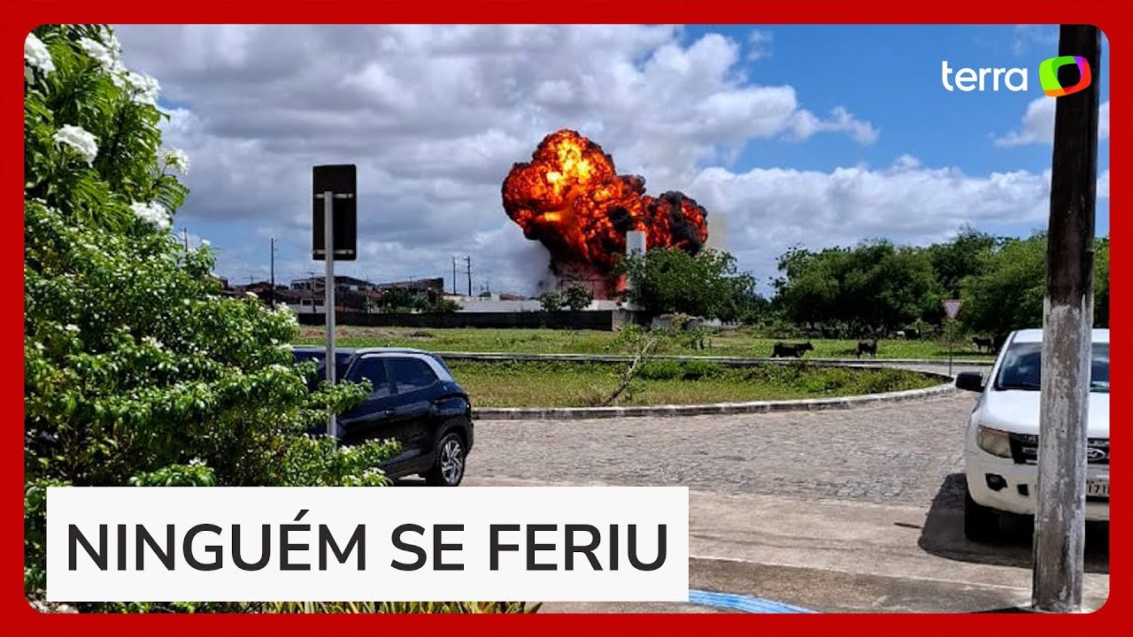 Vídeo mostra incêndio e explosão em subestação de energia de universidade no Ceará