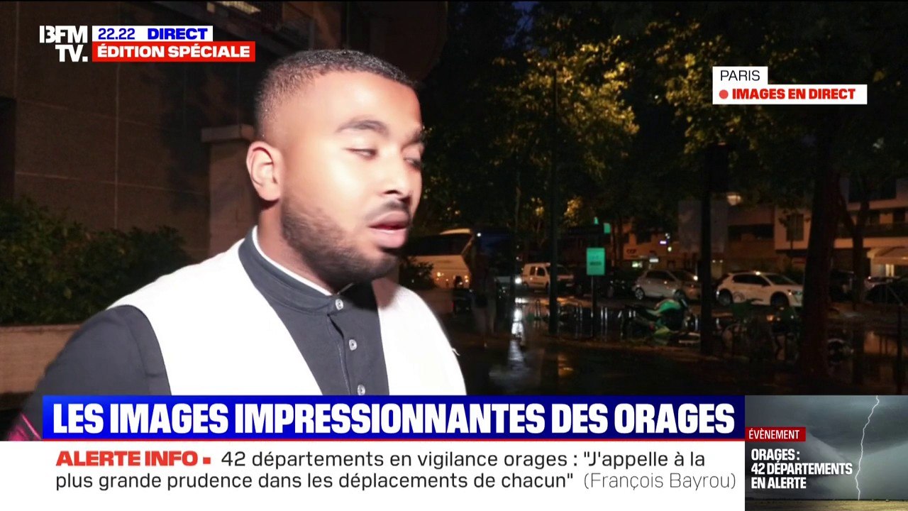 "On a même plus besoin d'être appelé, on s'arrête": cet ambulancier témoigne sur ses interventions après les importants orages dans la capitale