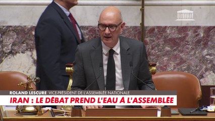 Le débat sur l'Iran à l'Assemblée nationale suspendu après une fuite d'eau dans l'hémicycle
