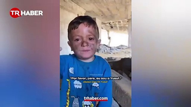 Durdurun artık! Minik Gazzeli dünyaya böyle seslendi: Yiyeceğim yok, evim yok…