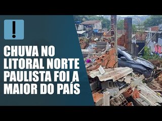 Temporal no litoral norte paulista foi o maior do país