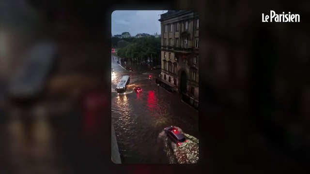 Orages : à Paris, l'Assemblée nationale prend l'eau