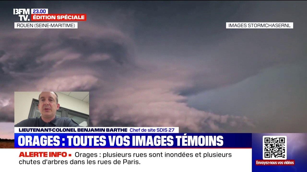 "C'est six fois plus que lors d'une journée normale": dans l'Eure, les sapeurs-pompiers ont reçus 600 appels lors des importants orages