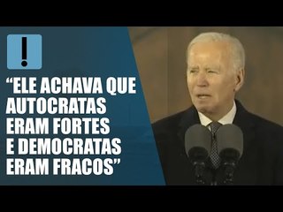 Na Polônia, Biden responde a discurso de Putin sobre Ucrânia