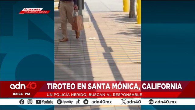 🚨¡Última Hora! Reportan un fuerte tiroteo en Santa Mónica, California