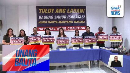 P200 na dagdag-sahod, muling isusulong ng labor groups sa pagbubukas ng 20th Congress | Unang Balita