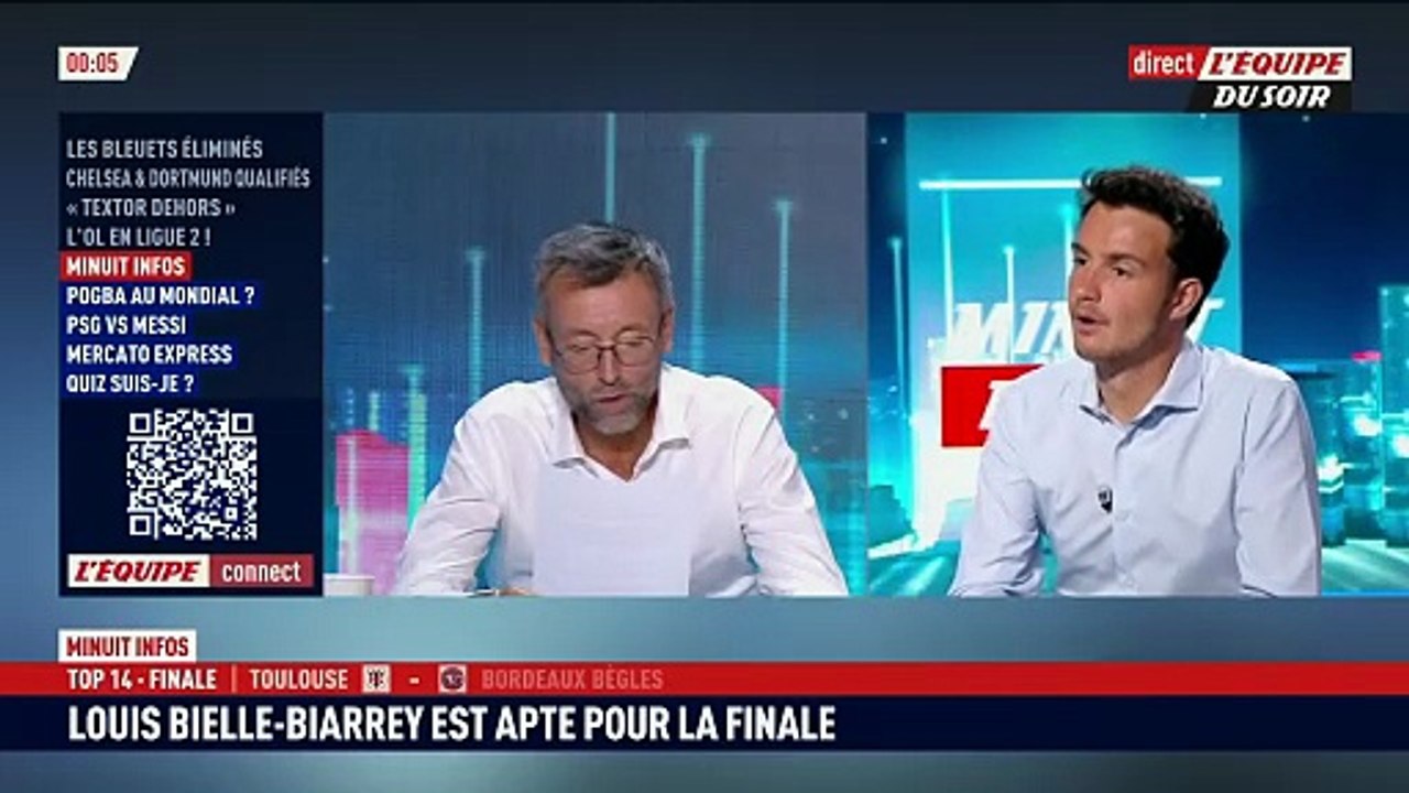 Louis Bielle-Biarrey apte pour la finale de Top 14 Toulouse-UBB - Rugby - Top 14 - UBB