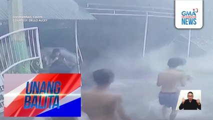 Pader, gumuho sa gitna ng malakas na pag-ulan | Unang Balita