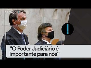 Bolsonaro: “O Poder Judiciário é importante para nós”