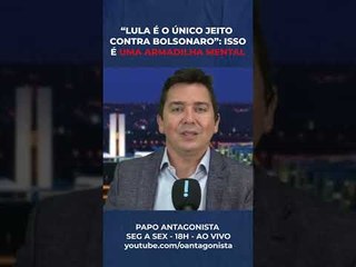 Claudio Dantas: Lula como única opção contra Bolsonaro "é armadilha mental" #shorts