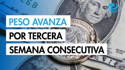 Peso mexicano avanza por tercera jornada consecutiva; espera anuncio del Banxico