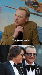 Simon Pegg Remembers The 'Tom Moments' He's Has Over The Years, Like Speed Ziplining In Casablanca #shorts