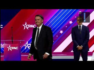 "Sou o ‘ex’ mais amado do Brasil", diz Bolsonaro em evento conservador nos EUA