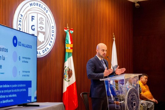 Localizan 83 indicios forenses en fosa de Jojutla, Morelos; Fiscalía aclara que no son cuerpos