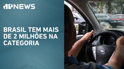 Cresce número de motoristas por apps