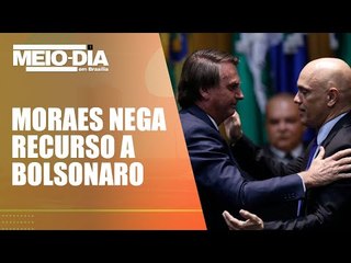 Moraes nega recurso de Bolsonaro e mantém multa em R$ 20 mil
