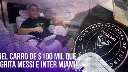 PlayStation, bar, and passion for Messi the $100,000 pink car that screams Inter Miami