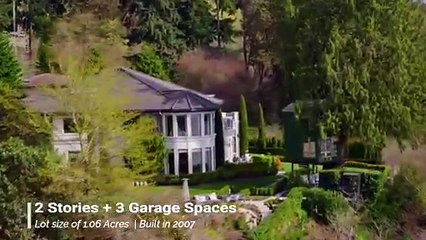 Signature waterfront estate in Bellevue offers elevated living and exceptional views